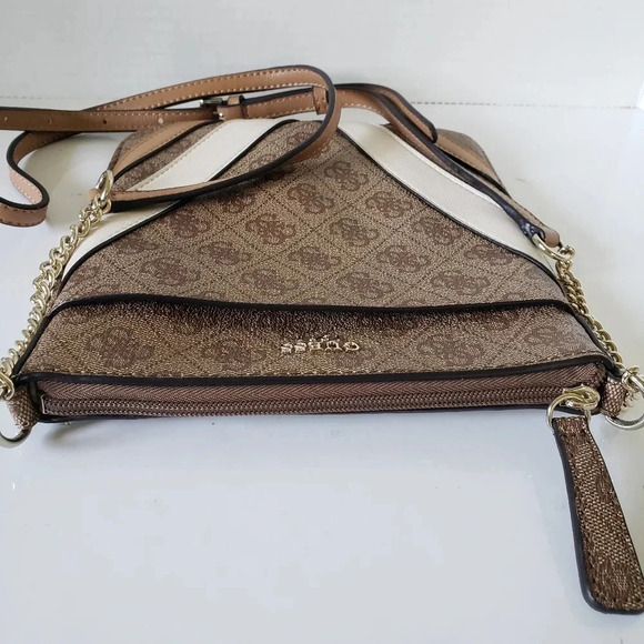 Guess Slater  Brown Mini Womans Crossbody Bag. - Picture 3 of 10